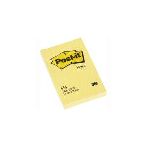 3M Post-it Notes 656, 2×3 inches, Canary Yellow