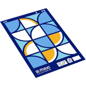 Maxi Plain Flipchart Pad, 585x810mm, Plain White, 25sheets/pad