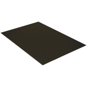 FIS Foamboard 70x100x0.5cm, black foam, Black