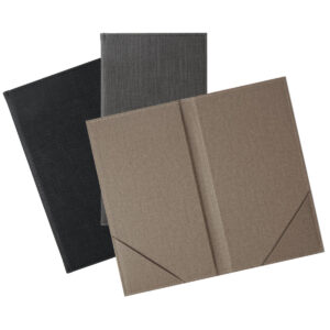 Sigel Bill Receipt Folder, PU with linen texture, 13x23cm, Various Colors