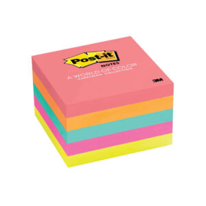 3M Post-it Notes 654-5PK, 3×3 inches, 5pads/pack, Neon Colors